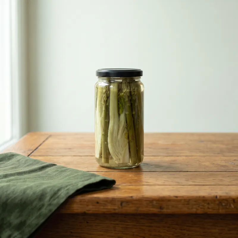 Pickles de fenouil et de queues d'asperges